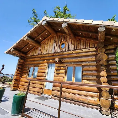 En Rondins Avec - 5 Personnes شاليه Montmurat